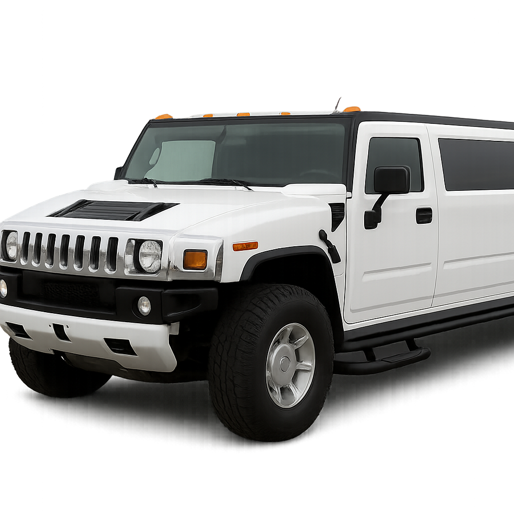 Limusina Hummer Premium blanca en Barcelona disponible para alquiler
